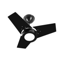 Ventilador de Teto Fit Led 3 pás venti-Delta, Preto, 220V