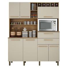 Armário de Cozinha Monte Rey Cinamomo Off White - Valdemóveis