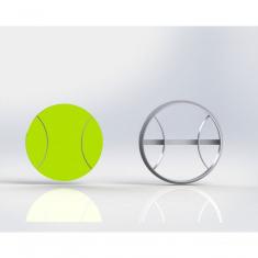 Cortador Bola De Tênis Tamanho 5Cm