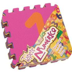 Tapete Numérico Texturizado 10 Peças