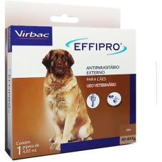 Antipulgas e Carrapatos Virbac Effipro para Cães de 40 até 60 Kg - 4,02 mL