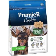 Biscoito PremieR Cookie para Cães Filhotes Sabor Aveia e Coco - 250g