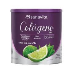Colágeno Skin Limão Com Clorofila 300G - Sanavita