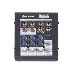 Mesa De Som Mixer Nanomix Ll Audio Na402 4 Canais C/Pc Sound