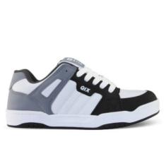Tênis Qix Square Cinza Preto Branco
