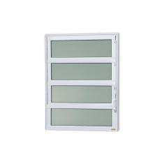 Janela de Alumínio Basculante 80x80cm Vidro Mini Boreal Elite Brimak Branco