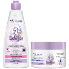 Kit Arvensis Infantil Ativador De Cachos 300ml E Mascara Cachinhos 250g