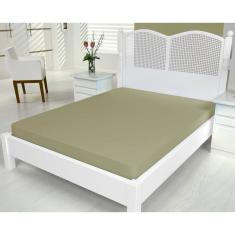 Lençol Micropercal King 01 Peça Avelã