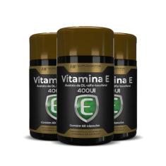 3x vitamina e 400ui alfa tocoferol 60 caps hf suplements - HF SUPLEMEN