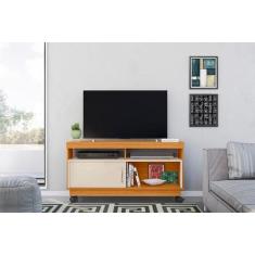 Rack Artur para TV de até 50 polegadas - Cinamomo / Off White - Madete