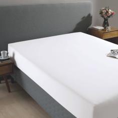 Lençol Avulso Queen Priori Liso Com Elástico 1,58m x 1,98m x 35cm - Dohler