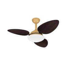 Ventilador De Teto Pétalo Potente Dourado 3 Pás Ventax 110V, 110V