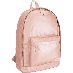 Mochila De Costas Plus West Village Metalizada Tilibra Rose