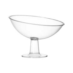 Taça Rasa Inclinada Acrílica Para Doces