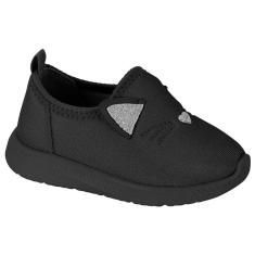 Tênis Molekinha 2723.118 Preto-Feminino