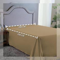 Lençol Casal 400 Fios Virol Avulso Macio Aveludo Cama Infantil Sem Elá