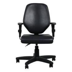 Cadeira para Escritório Presidente material sintético Encosto Ergonômi