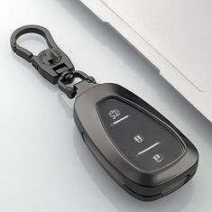 TPHJRM Porta-chaves do carro Capa de liga de zinco inteligente, adequada para Chevrolet Cruze Spark Sonic Camaro Volt Bolt Trax Malibu, Porta-chaves do carro ABS Smart porta-chaves do carro