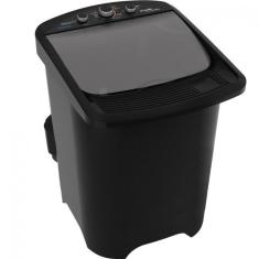 Lavadora Semiautomática Tanquinho Supertank 8kg Mueller Preta 220v