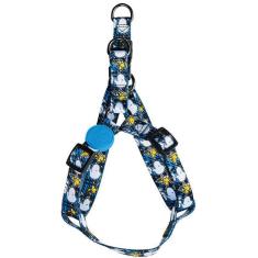 Coleira Peitoral de passeio para cachorro Snoopy Xablue Ajustável Zooz Pets