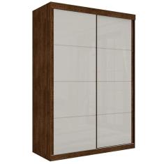 Roupeiro Solteiro Duas Portas Correr Malbec Off White