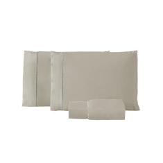 Jogo de Lençol Solteiro 2 Peças Ponto Palito Percal 200 Fios Roupa de 