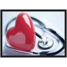 Quadro Decorativo Medicina Consultórios Médicos Decorações Com Moldura