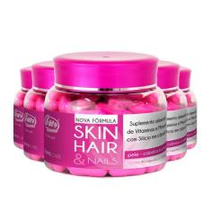 Kit 5 Skin Hair e Nails Femme Care Unilife 90 Cápsulas