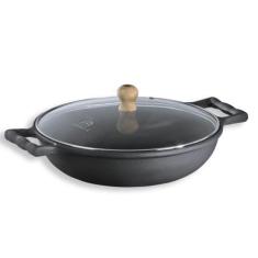 Frigideira Com Alça de Ferro e Tampa De Vidro 2,9 Lts 26 Cm - Libaneza