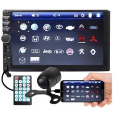 Central Multimídia Mp5 2 Din Espelhamento Android Ios Câmera - Ruchi