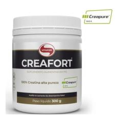Creafort Vitafor Creatina Monohidratada Pura em Pó Pote 300g, Sem sabo