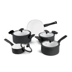 Jogo de Panelas Hercules Revestimento Ceramico Indução 5 Peças Antiade