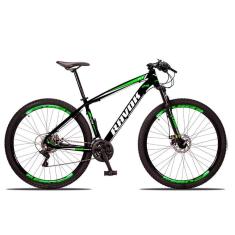 Bicicleta Aro 29 Ravok Alumínio 21v Freios a Disco com Suspensão-Unissex