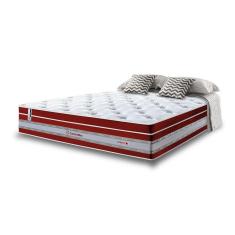 Colchão King de Molas Ensacadas Cama inBox Select Euro Soft 193x203x32 Vermelho