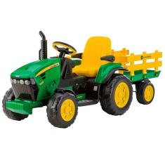 Trator Elétrico John Deere Ground Force 12V - Peg-Perego