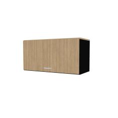 Armário Aéreo KitCubos 1 Porta Preto e Carvalho Mel