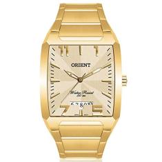 Relógio Orient Masculino Ref: Ggss1007 C2kx Retangular Dourado