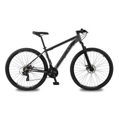 Bicicleta Aro 29 Krw Alumínio Shimano 21 Velocidades Freio a Disco Suspensão Mountain Bike S6