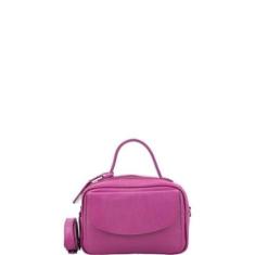 Bolsa Crossbody Utilitária de Couro-Feminino