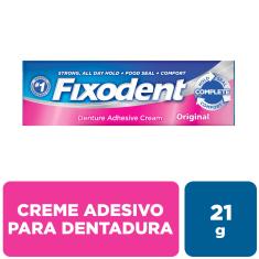 Creme Fixador de Dentadura Fixodent Original 21g