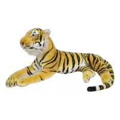 Tigre Realista Deitado 110cm - Pelúcia
