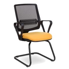 Cadeira Fixa Uni Black n Yellow