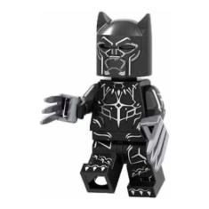 Boneco Blocos De Montar Pantera Negra Garra Marvel