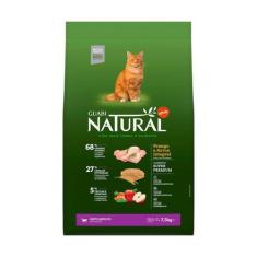 Ração Guabi Natural para Gatos Adultos Sabor Frango e Arroz Integral -