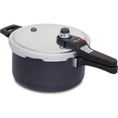 Panela De Pressão Antiaderente Eterna 4,5Lts 097111 Nigro, Preto, 4.5 