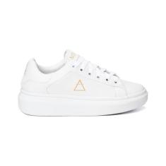 Tênis Feminino Branco Com Dourado Casual Estiloso - Nomad, Dourado, 37