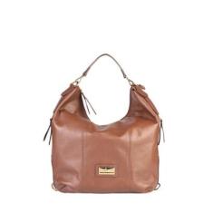 Bolsa saco mochila em couro liso Charlote-Feminino