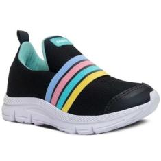 Tênis Infantil Calce Fácil Nº 28 Ao 34 Menino Menina 11.101-Unissex