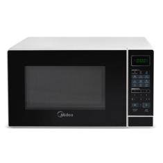 MICROONDAS 20L MIDEA - 127V - MRAS21 Branco e Preto, 20L, Branco e Pre