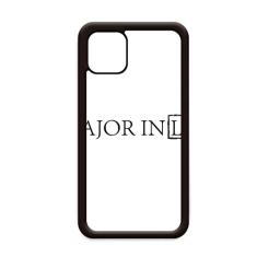 Capa com citação I Major in Law para iPhone 11 Pro Max para Apple Mobile Case Shell